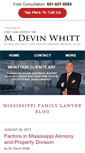 Mobile Screenshot of mississippifamilylawyerblog.com